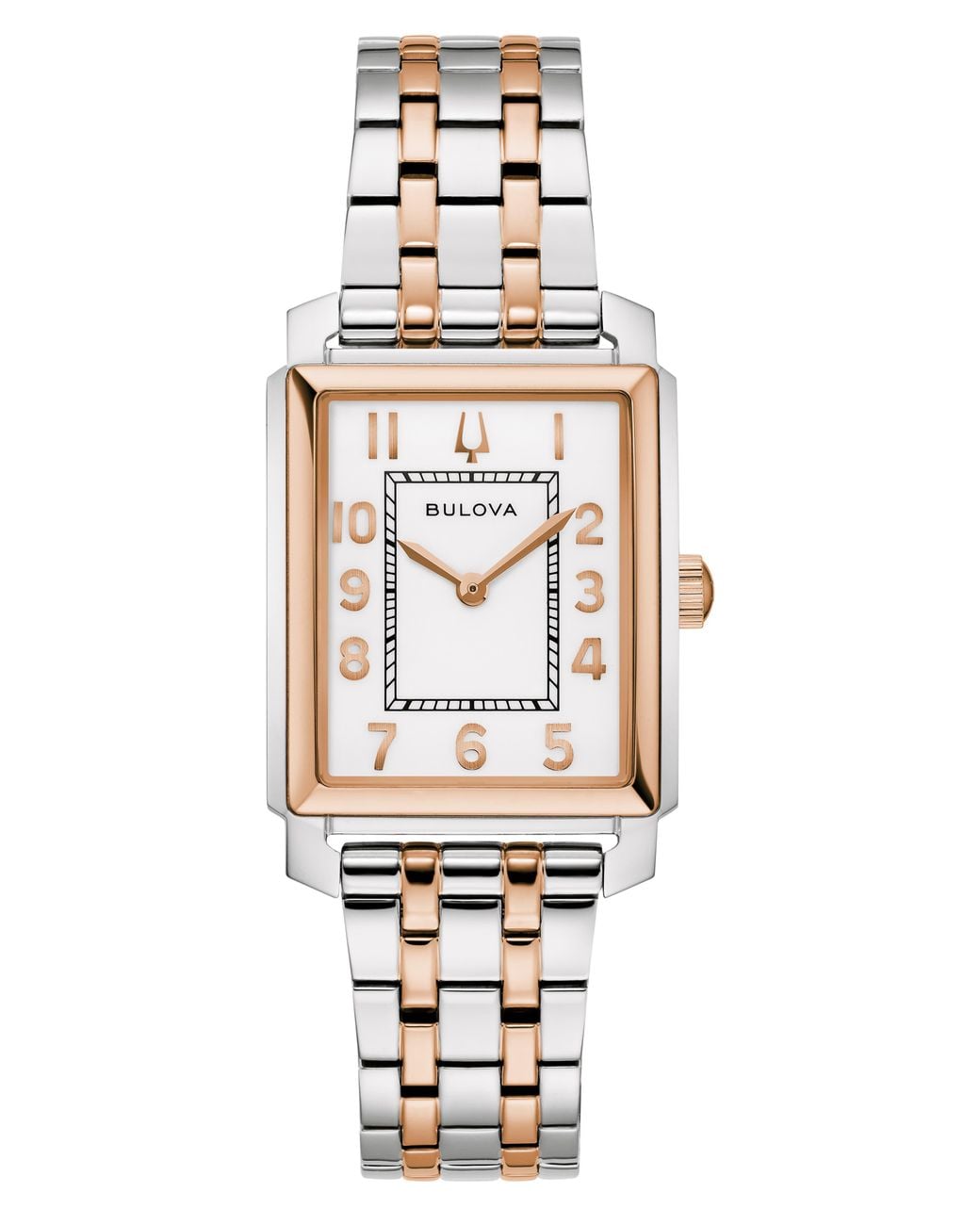 Bulova Metallic Sutton Rectangular Bracelet Watch, 25Mm X 37Mm