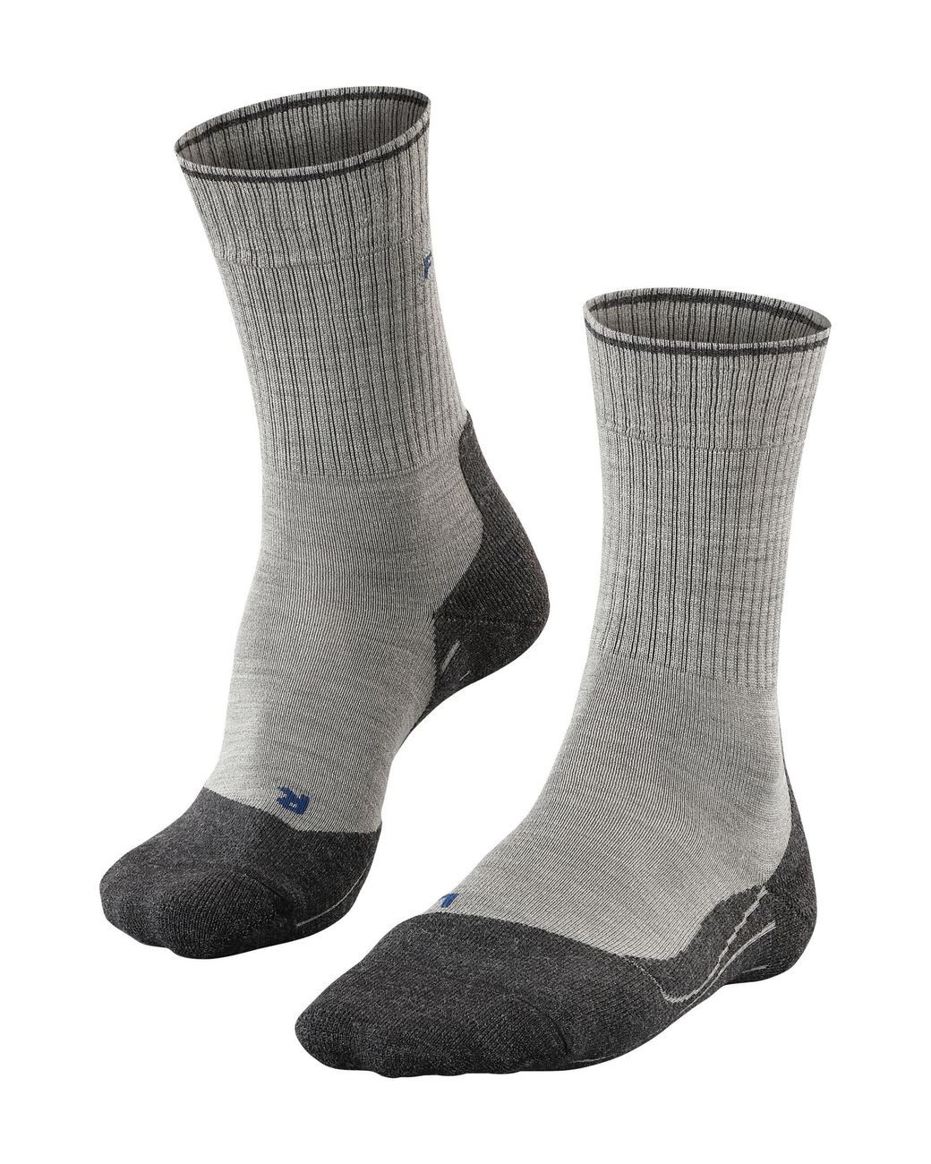 Falke Gray Tk2 Explore Wool Silk Hiking Socks for men