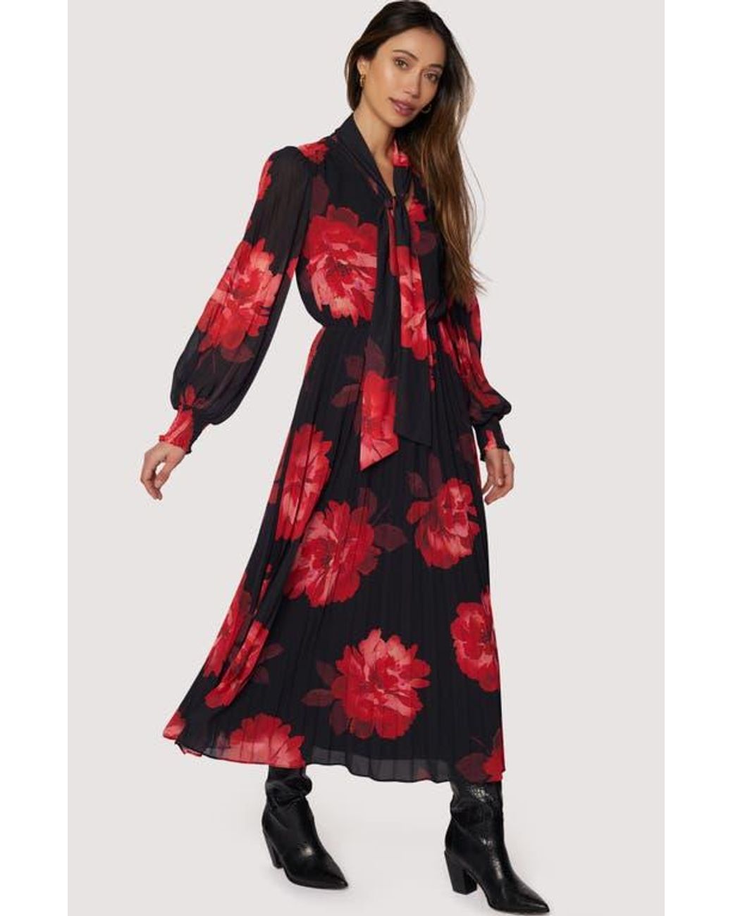 knee length dresses for ladies Gilda Black Velvet Bardot Long-Sleeve Mini Dress – Club L London main image 0