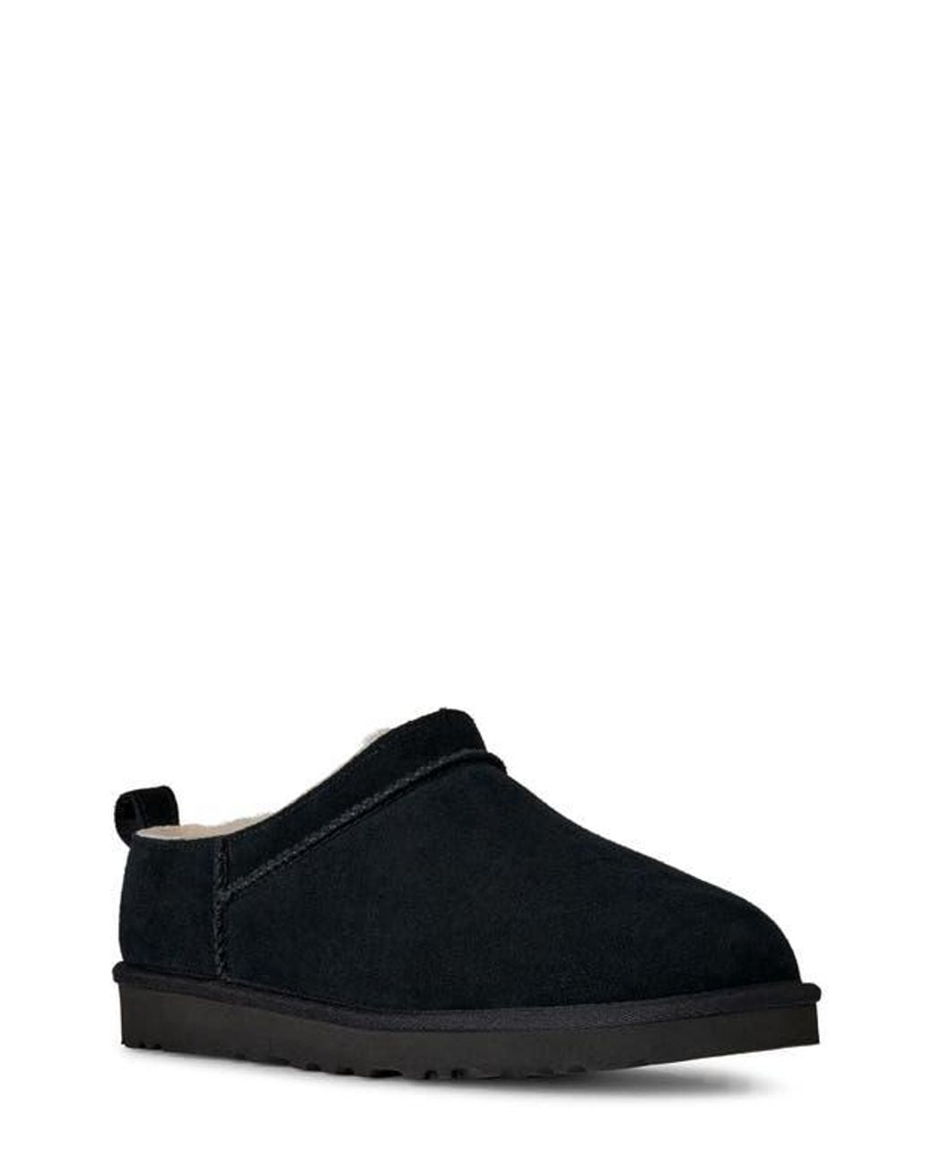Ugg Black Classic Genuine Shearling Lined Slipper for men