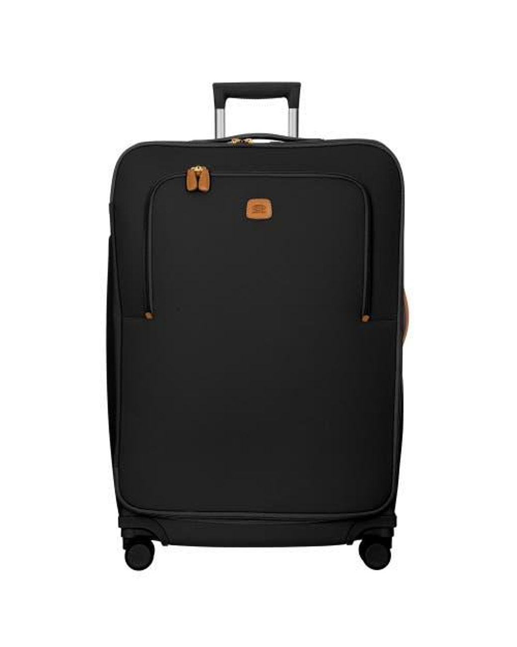 Bric's Black Firenze Softside 30 Large Checked Compound Spinner Luggage