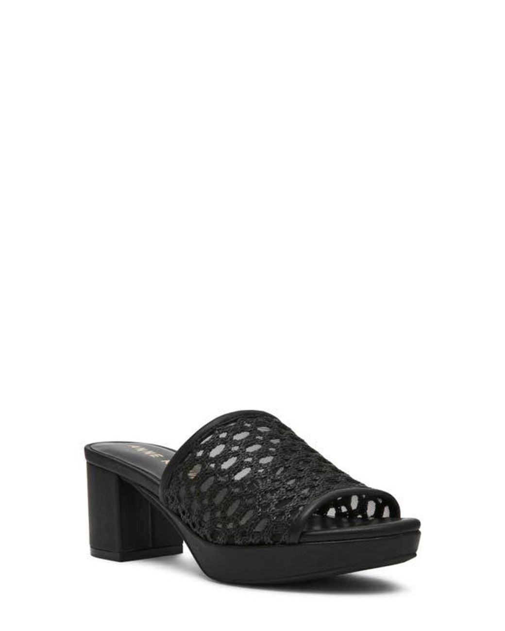 Anne Klein Black Paros Platform Sandal