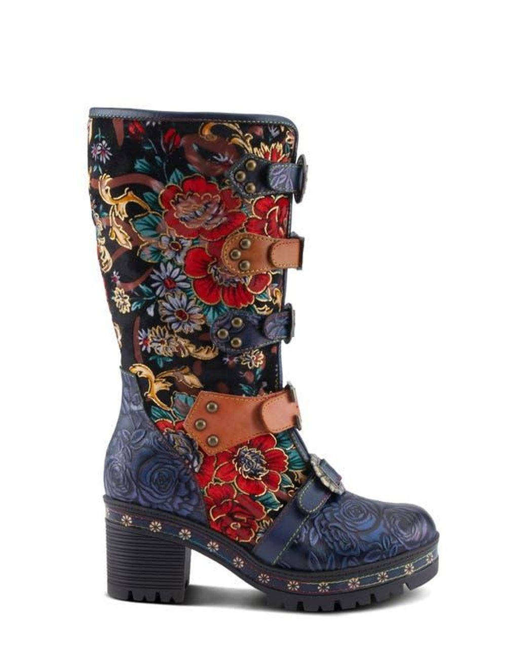 Spring Step Blue Brazen Boot