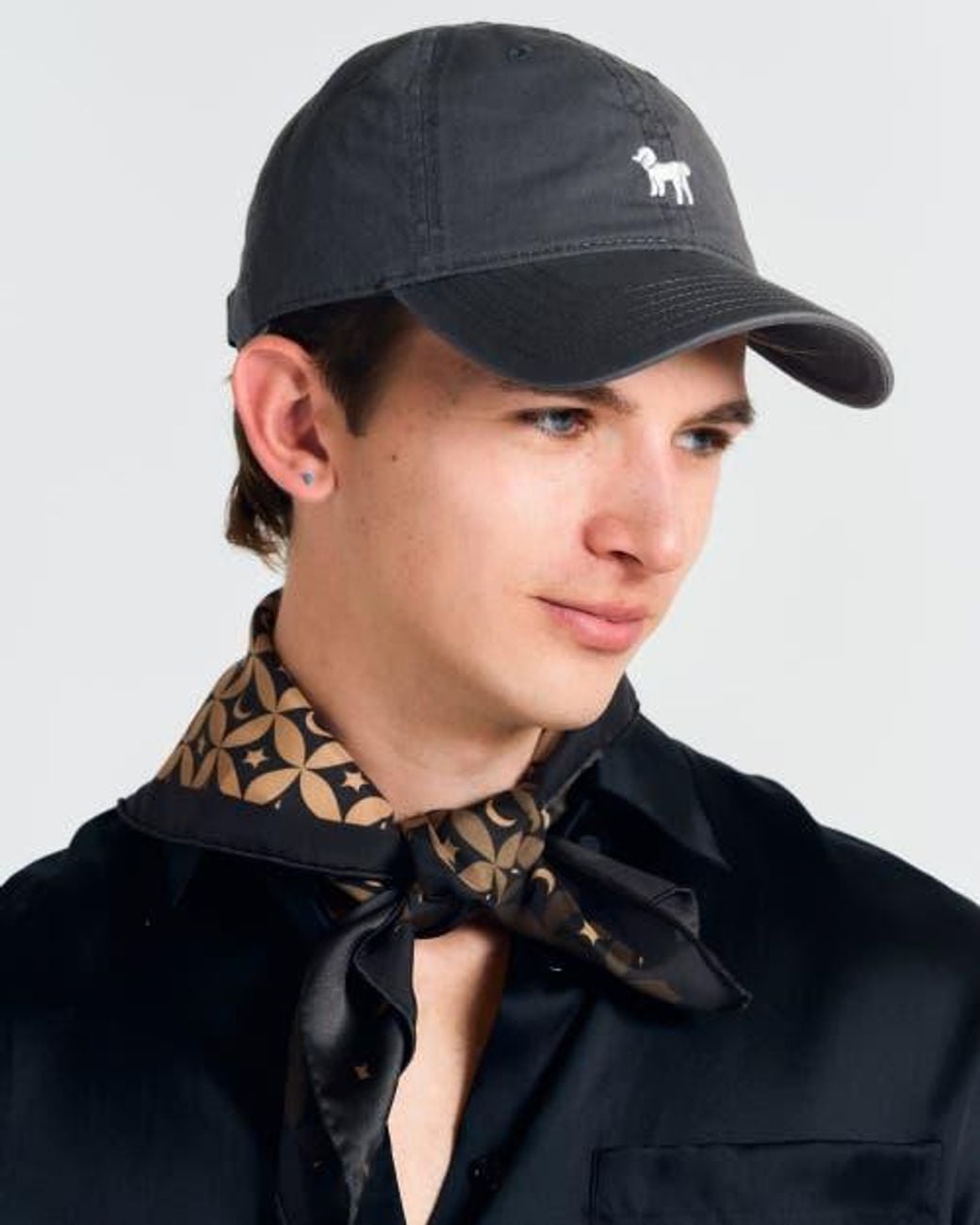 Lost Pattern Black Pan Pan Baseball Cap