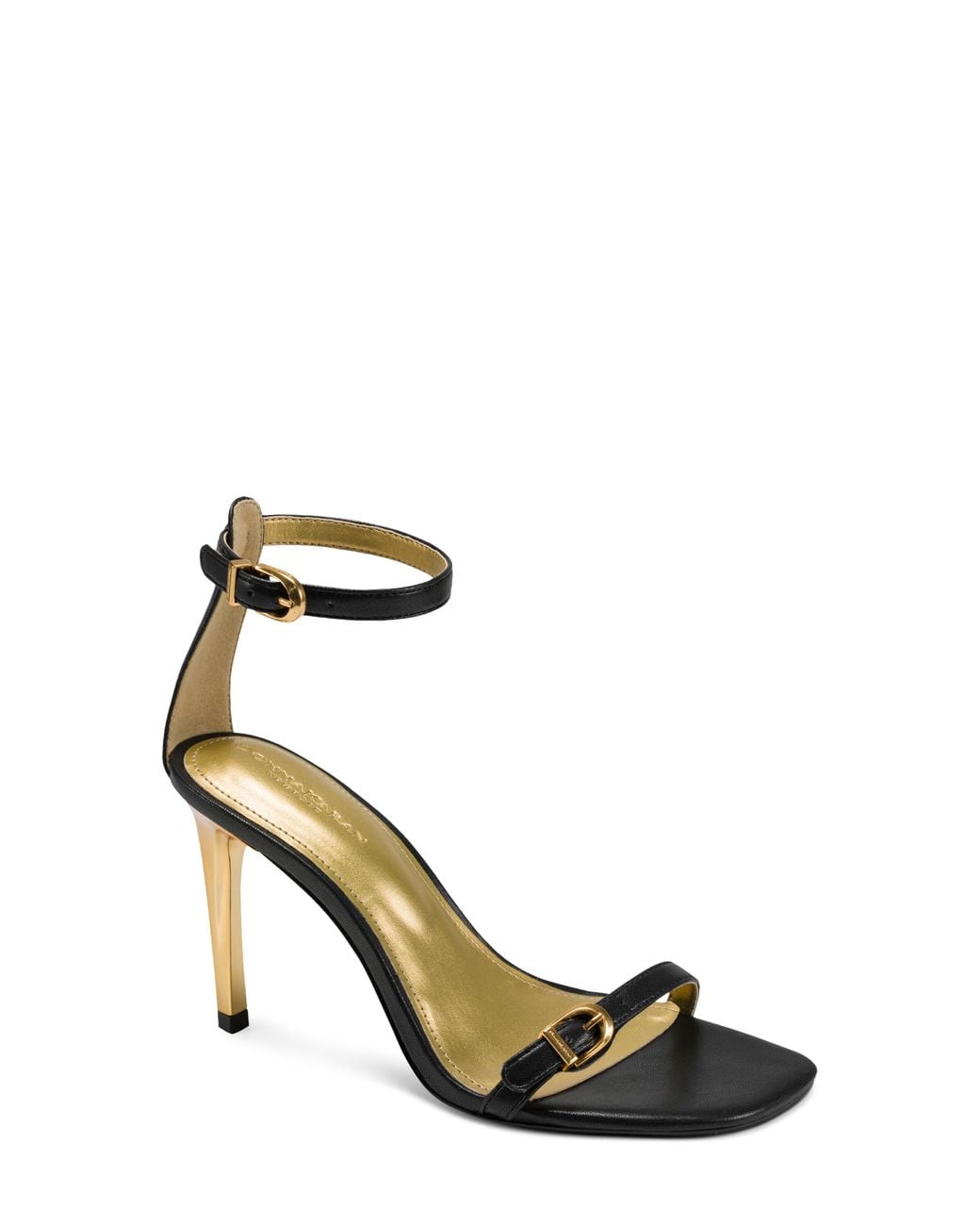 Donna Karan Metallic Pryce Ankle Strap Sandal