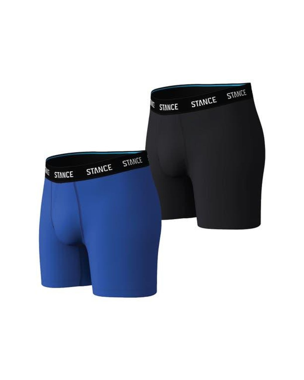 Stance Blue 2-Pack Solid Boxer Briefs for men