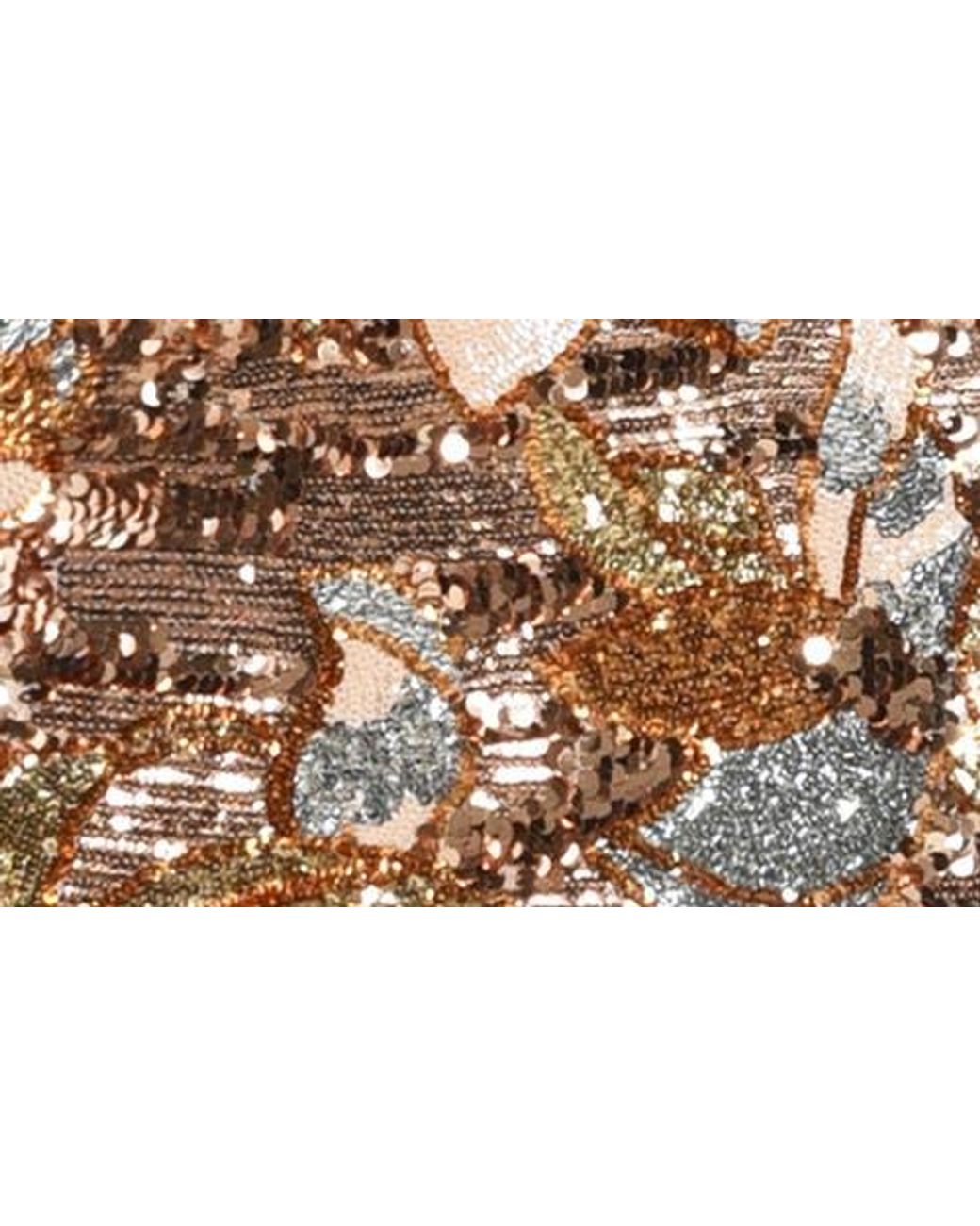 HELSI Leslie Pattern Sequin Strapless Gown | Lyst