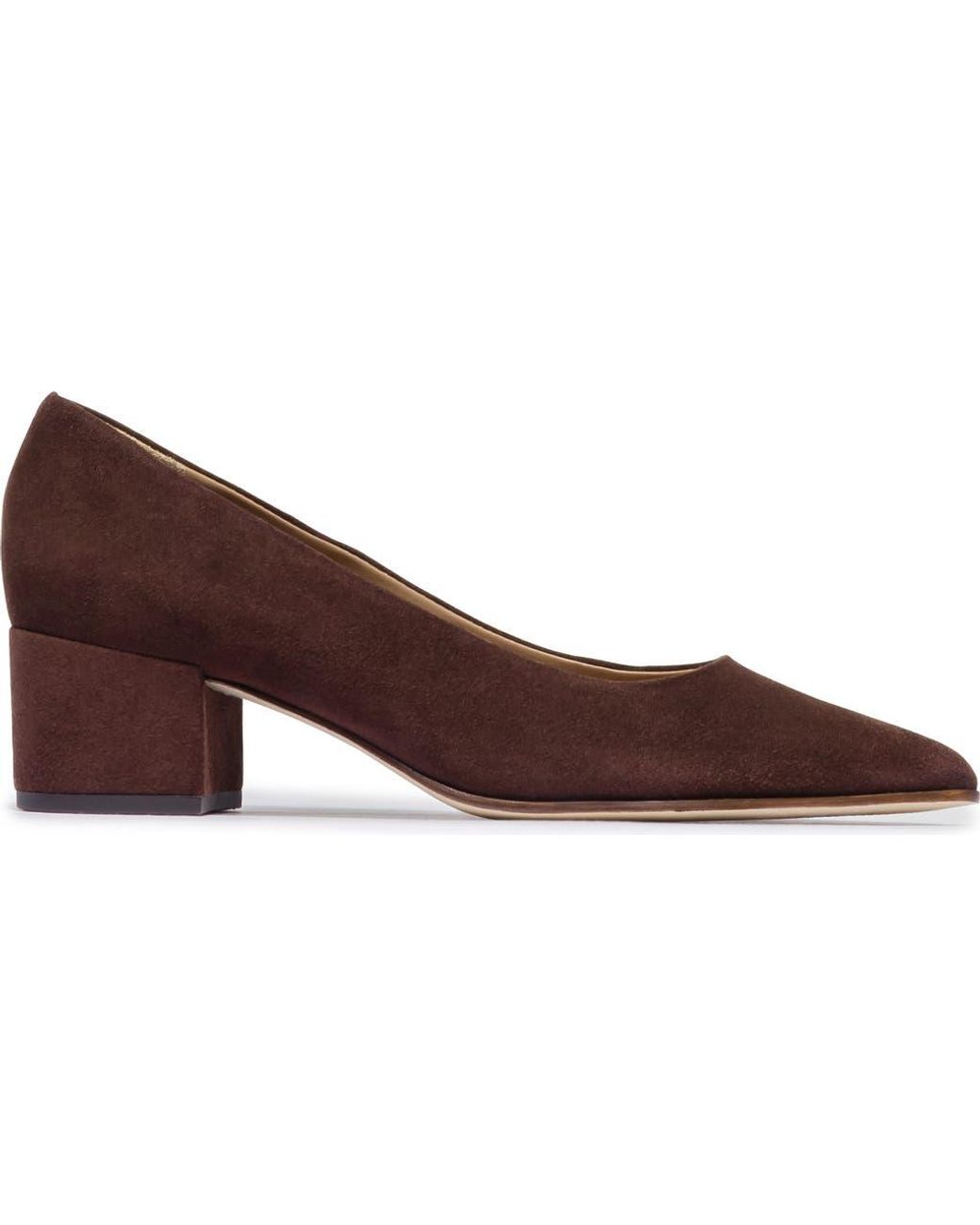 Bernardo Brown Millie Block Heel Pump