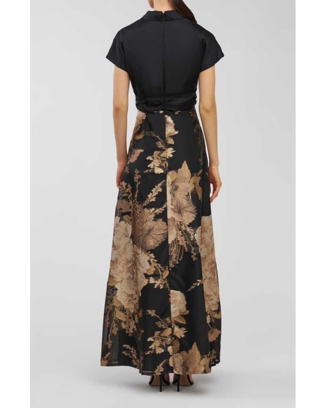 Kay Unger Samira Tie Belt Gown | Lyst