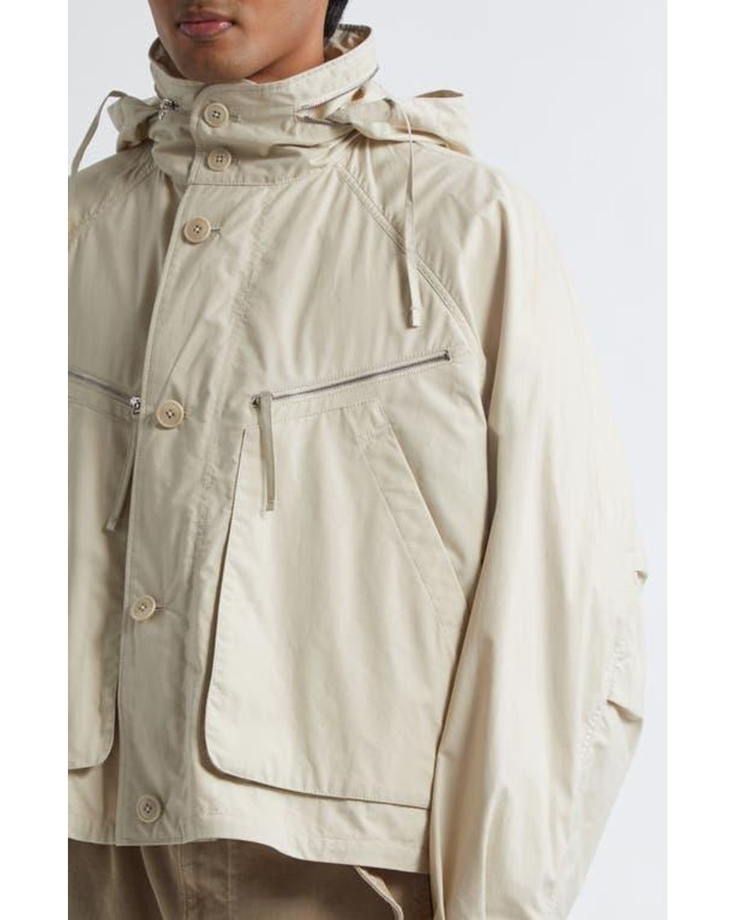 Lemaire Parachute Blouson Jacket in Natural for Men | Lyst