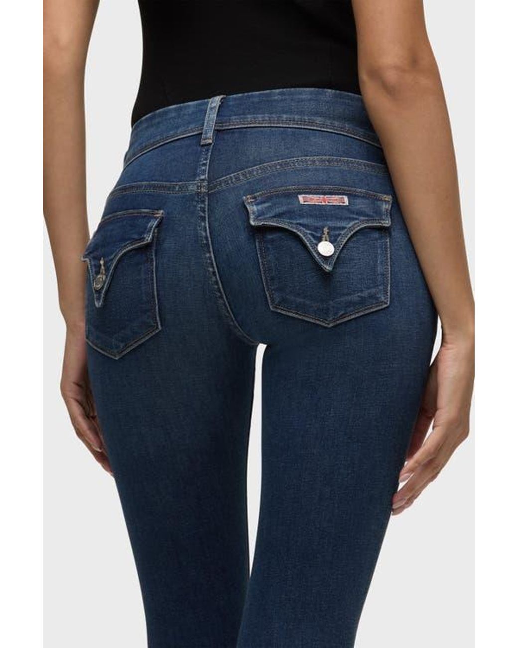 Hudson Blue Beth Mid-Rise Baby Bootcut Jean