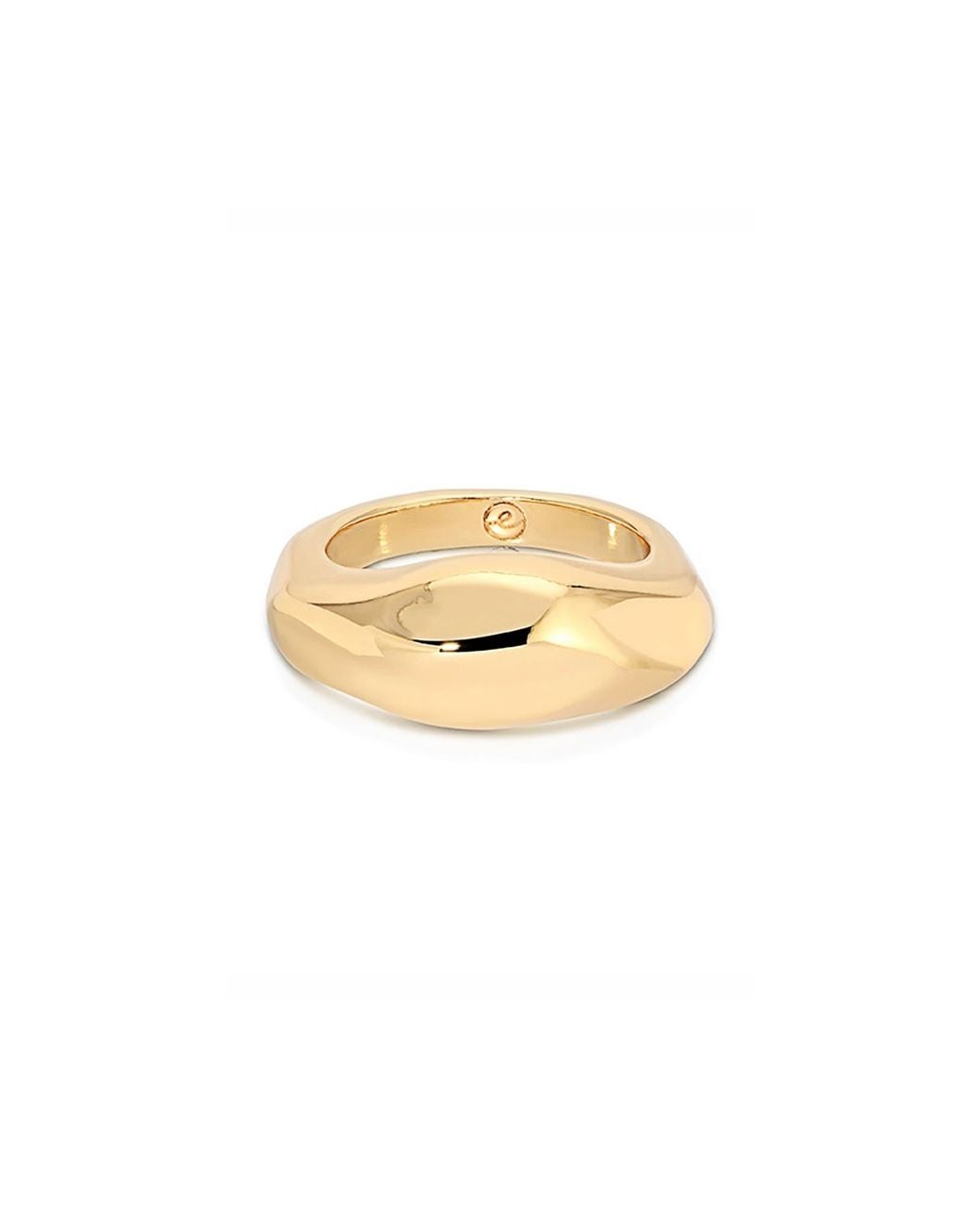 Ettika Metallic Modern Flow Ring