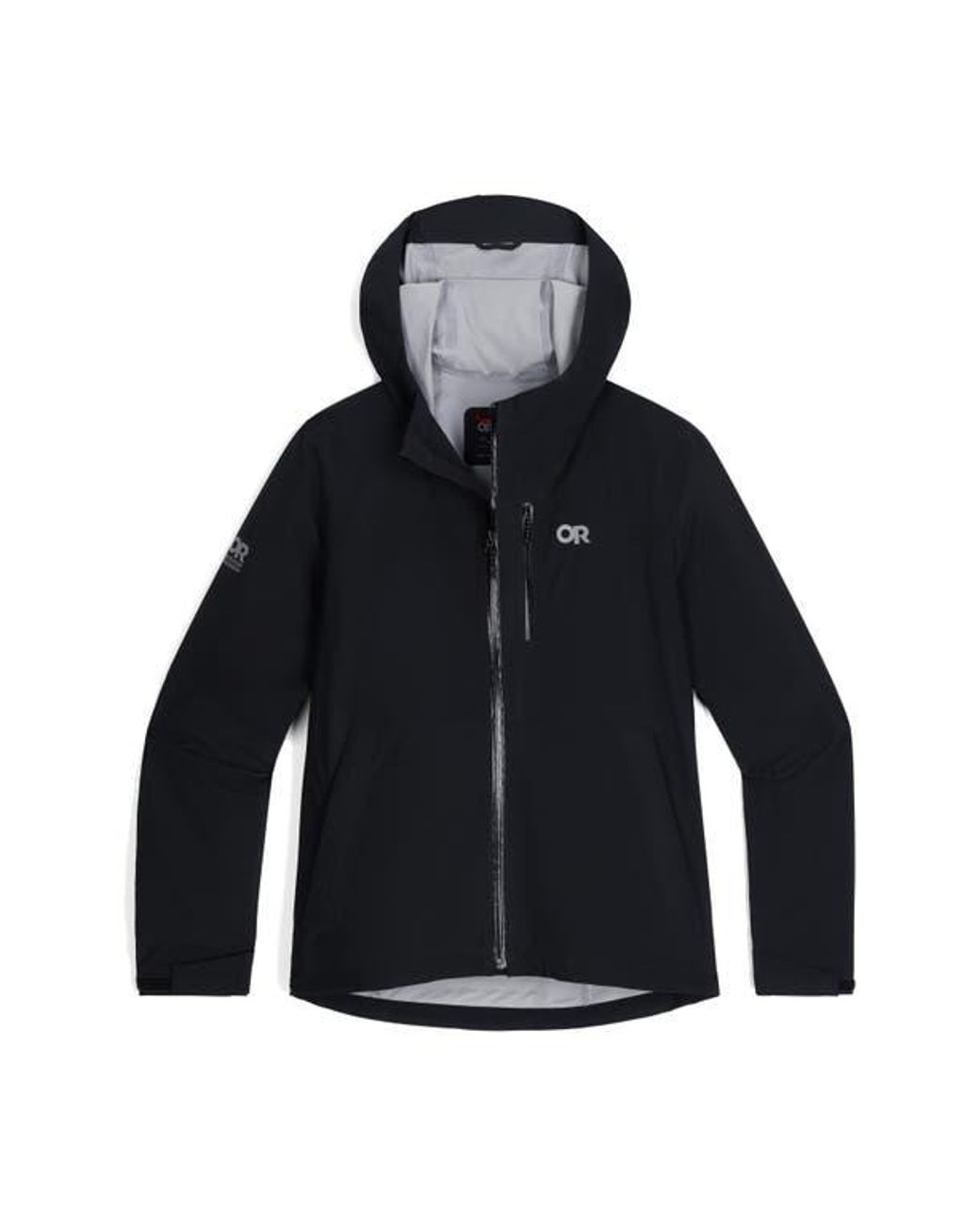 Outdoor Research Black Freewheel Stretch Rain Jacket