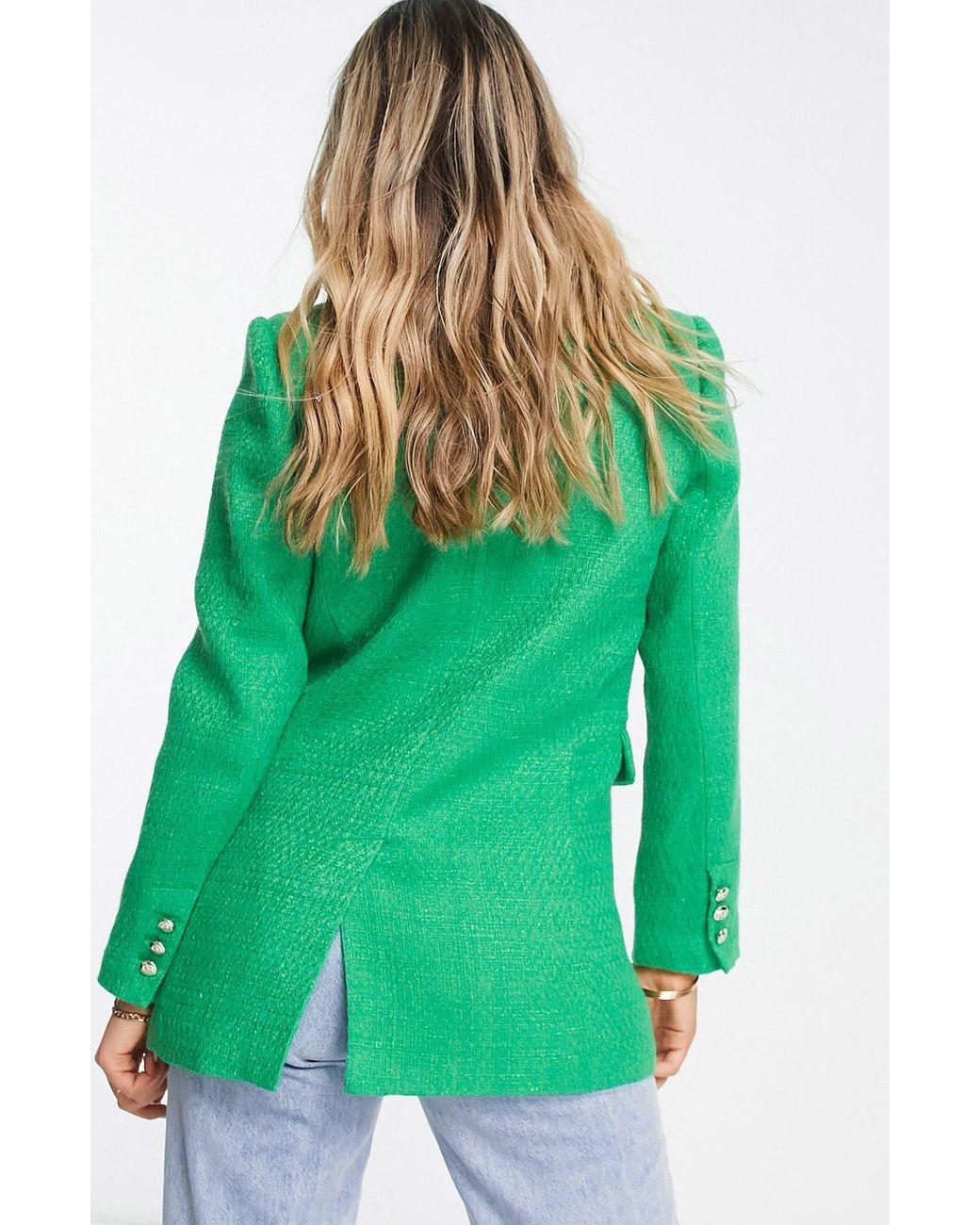 louren slub tweed jacket オーダー レディース | qofl.lk