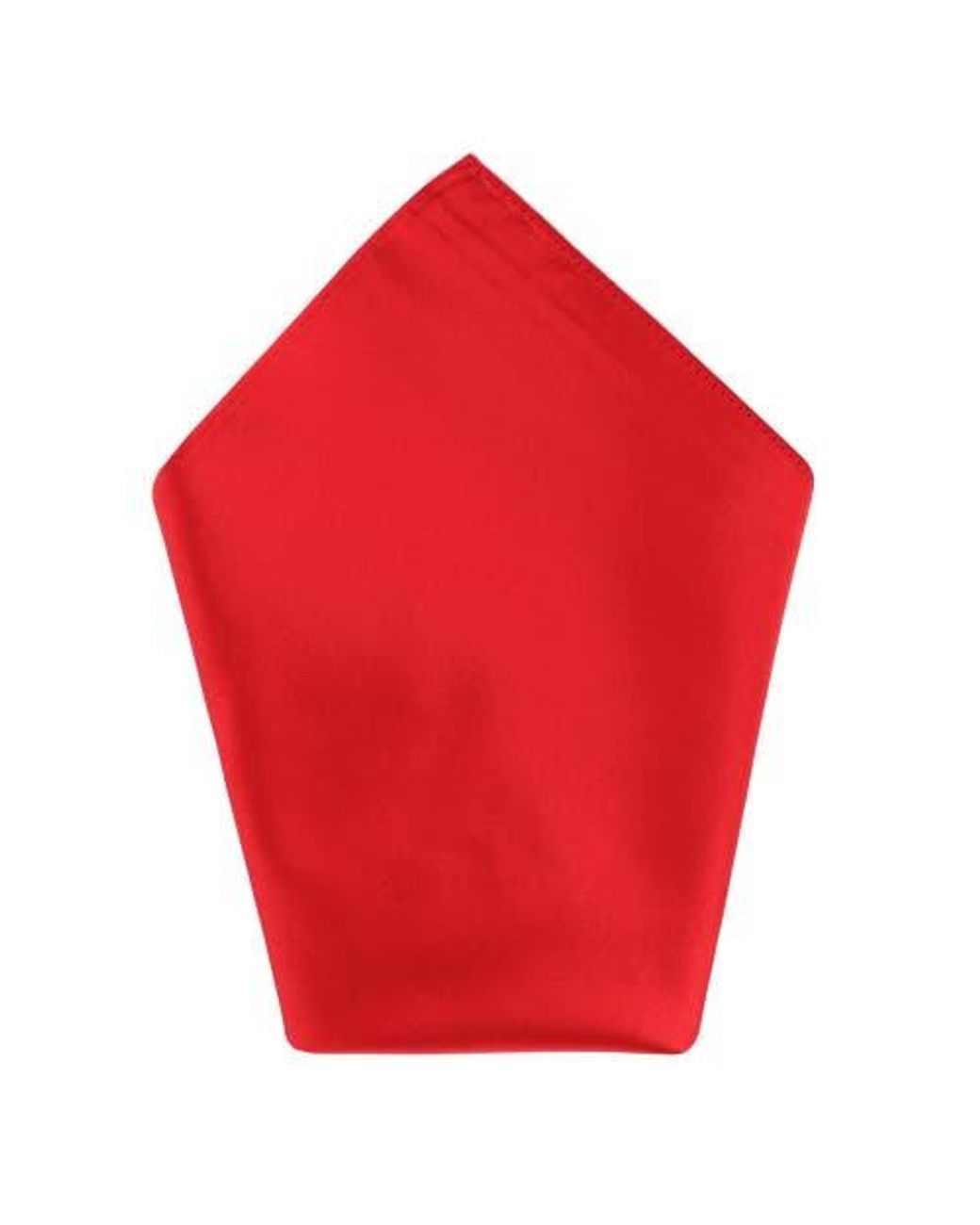 Trafalgar Red Sutton Solid Color 13 Inch Silk Pocket Square for men