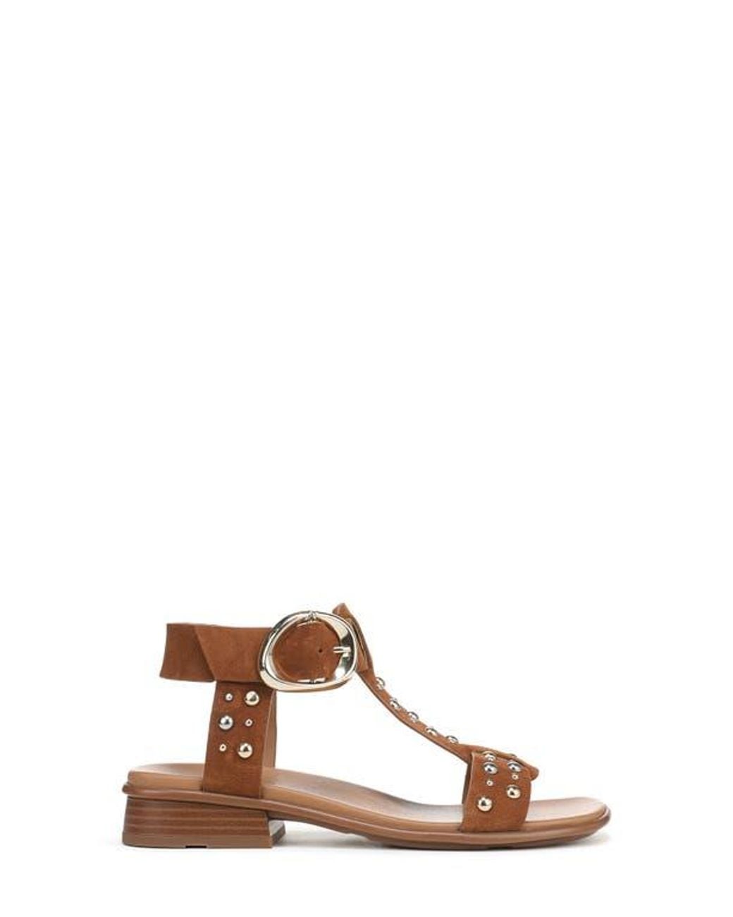 Naturalizer Brown Brandy T-Strap Sandal