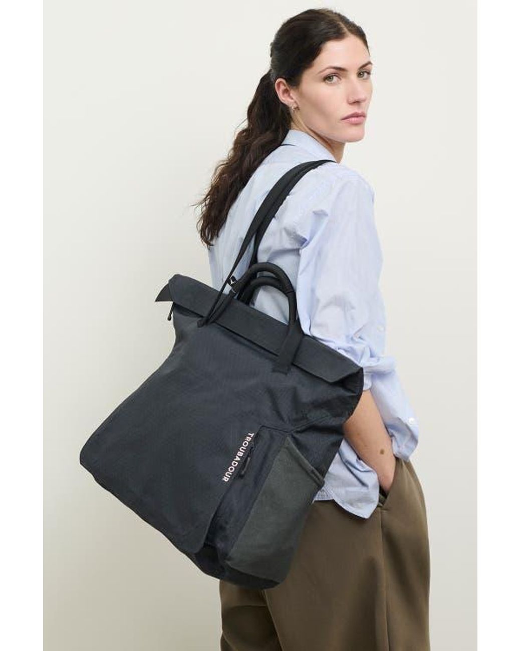 Troubadour Black Elemental Tote