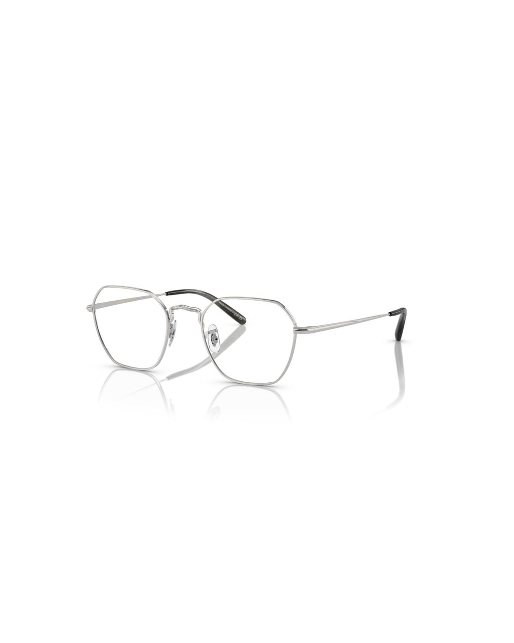 Oliver Peoples Metallic 49Mm Rectangle Optical Glasses