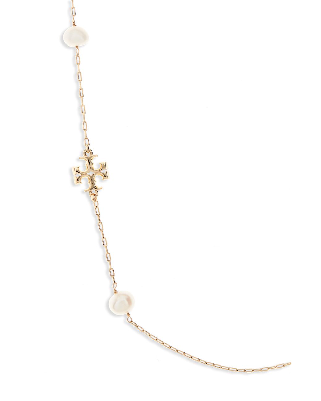 Tory Burch 'kira' Necklace Gold in Silver (Metallic) - Save 1% - Lyst