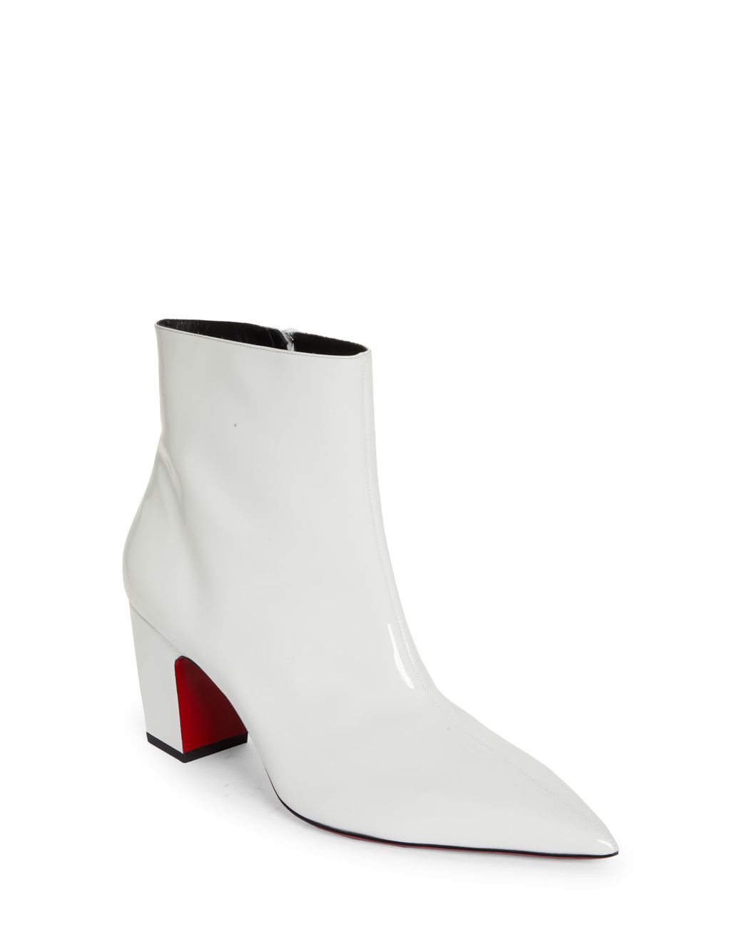Christian louboutin hotsell white boots