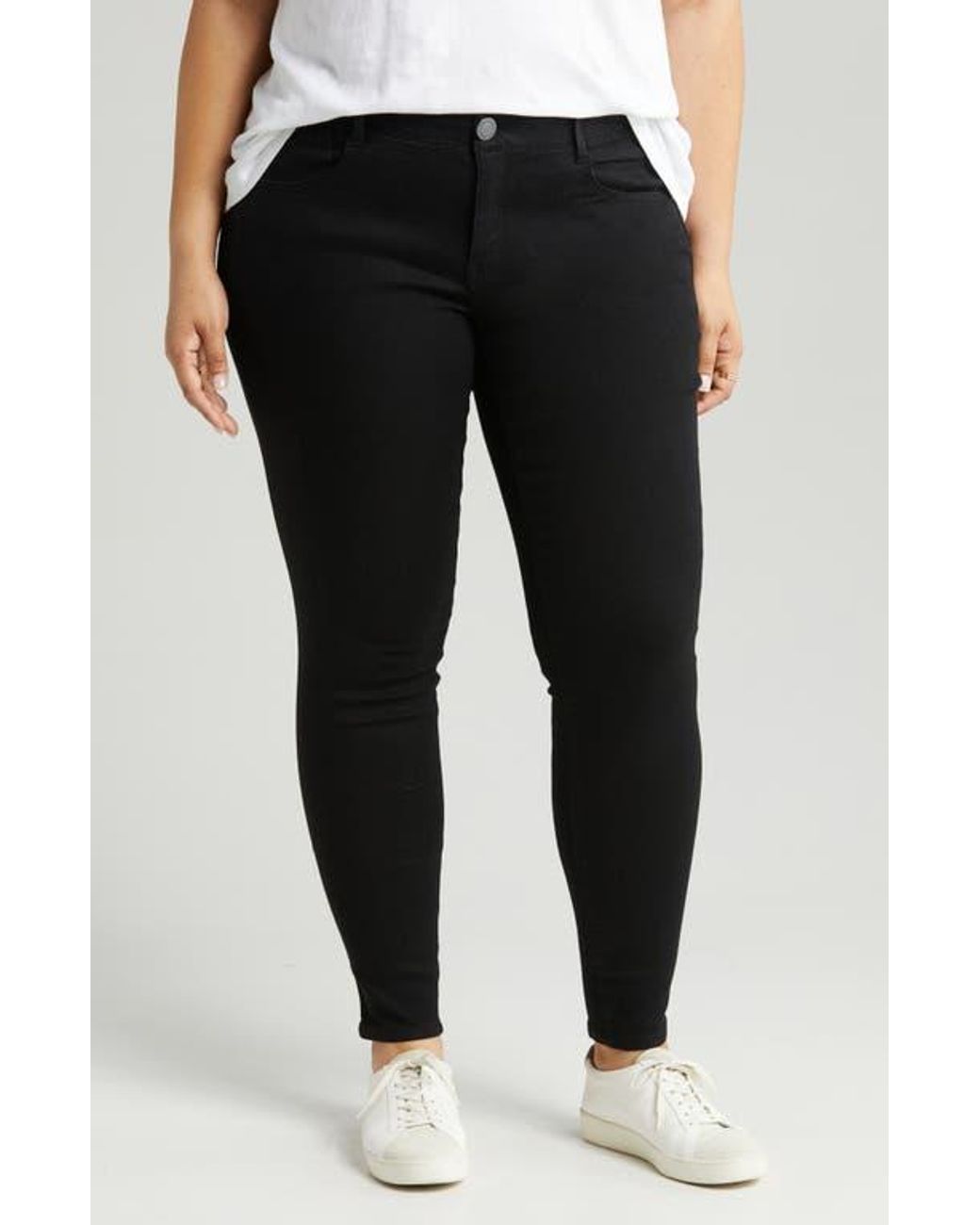 Wit & Wisdom Black 'ab'solution Stretch Skinny Jeans