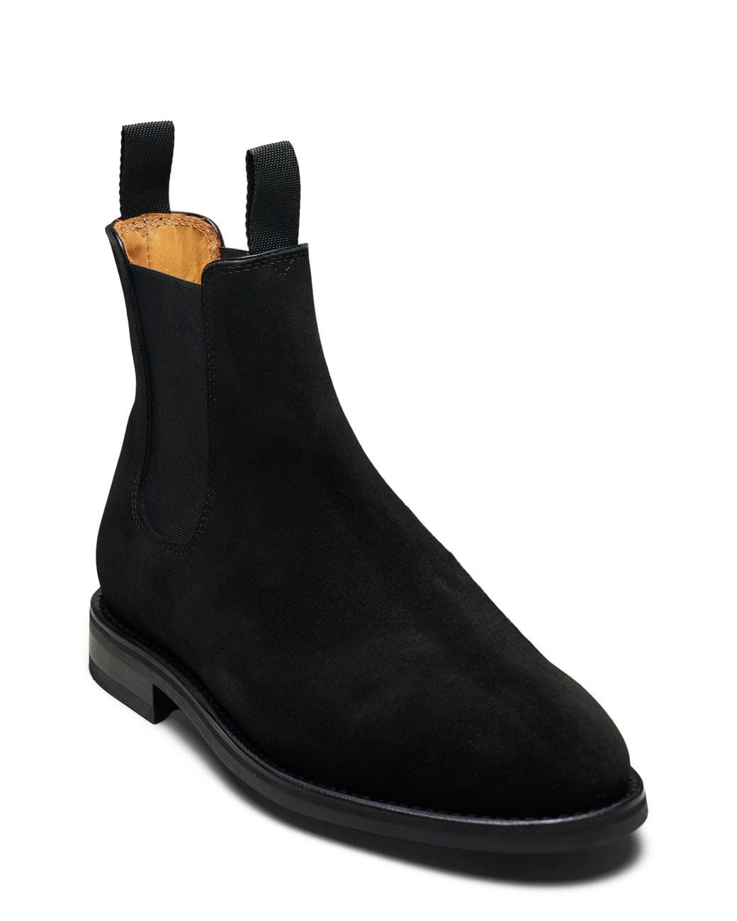 Morjas Black The Chelsea Boot for men