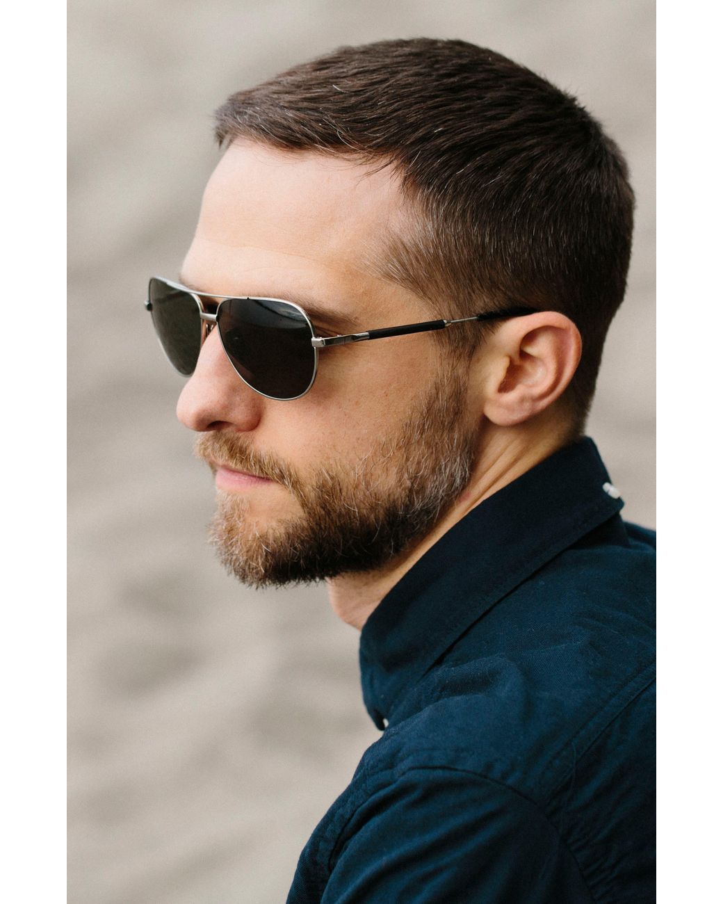 Shwood Redmond 58mm Titanium Wood Sunglasses Ebony Silver