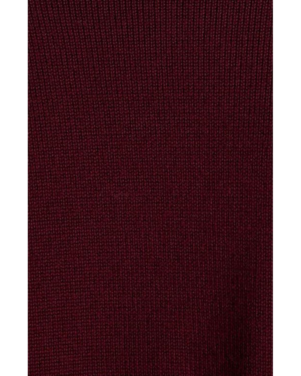 Moncler Red Monogram Patch Virgin Wool Cardigan for men
