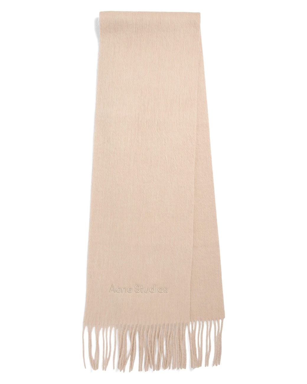 Acne Natural Vinnie Alpaca & Wool Scarf
