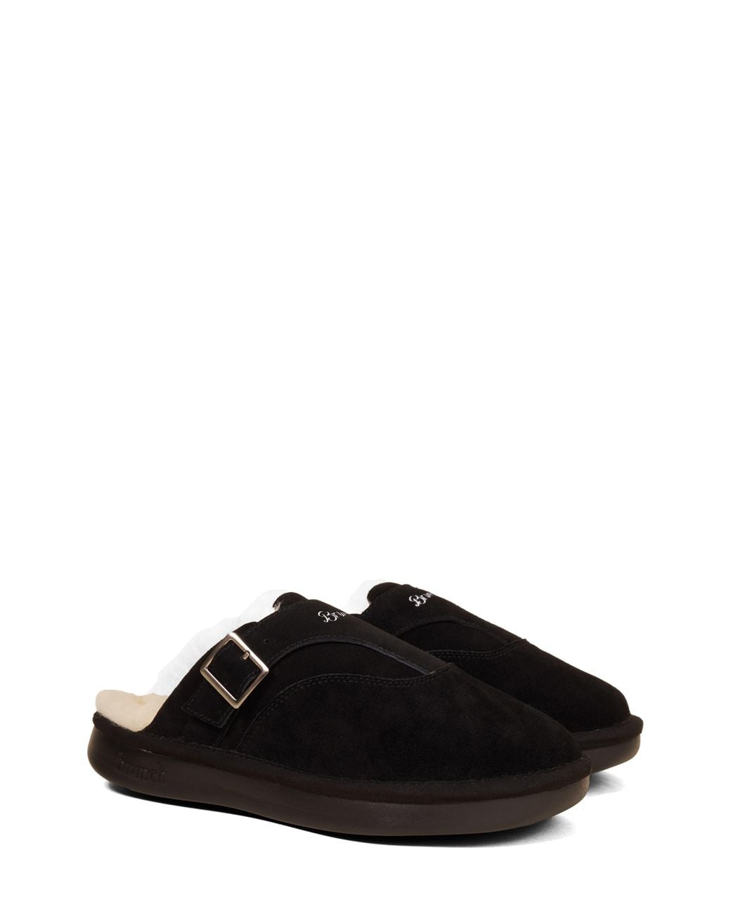 Brunch Black Gender Inclusive Amour Genuine Shearling Slipper for men