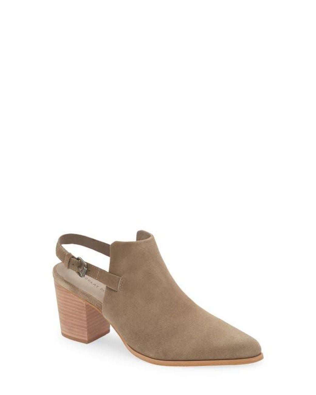 Chocolat Blu Brown Evie Slingback Bootie