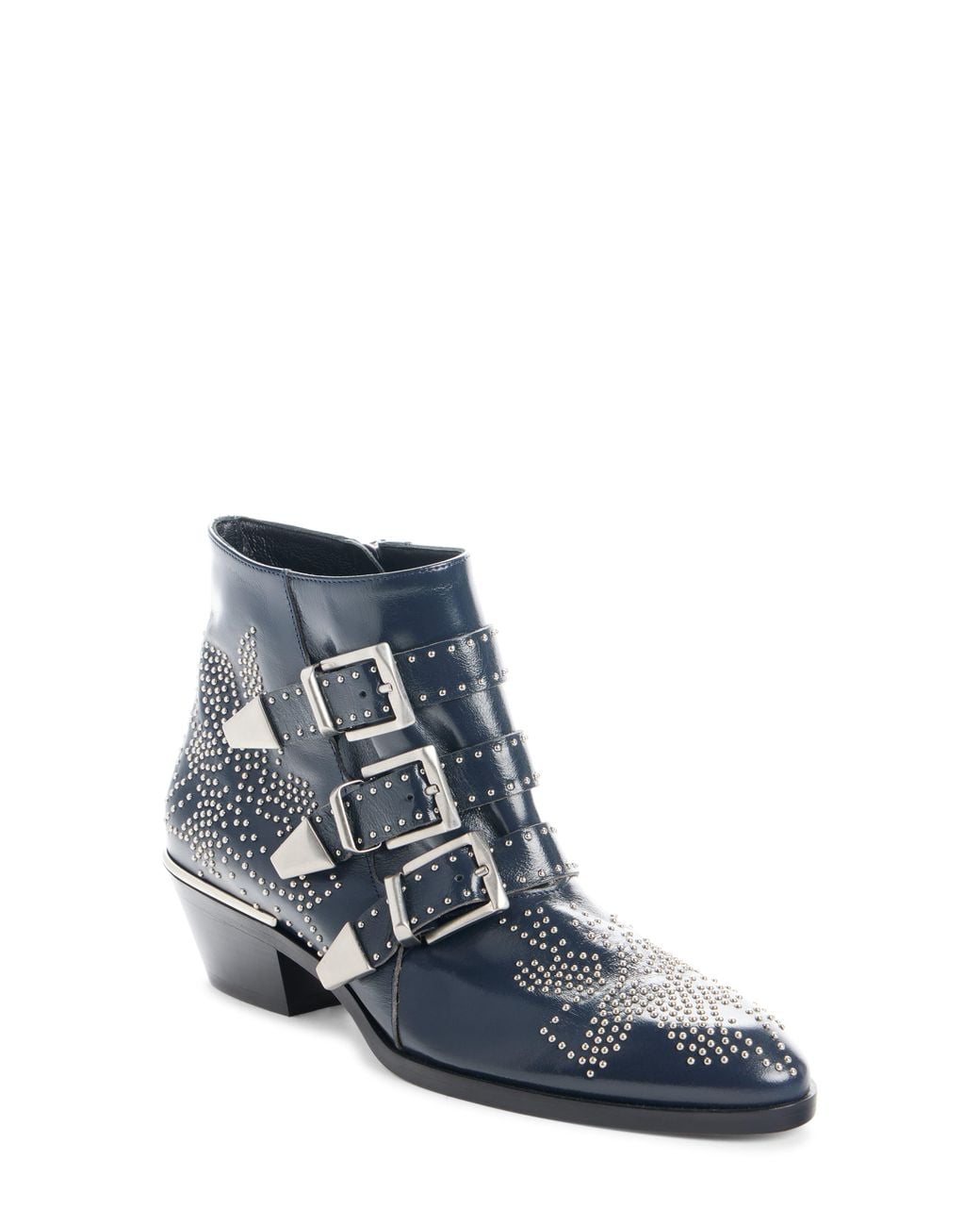 Chloé Blue Susan Studded Bootie
