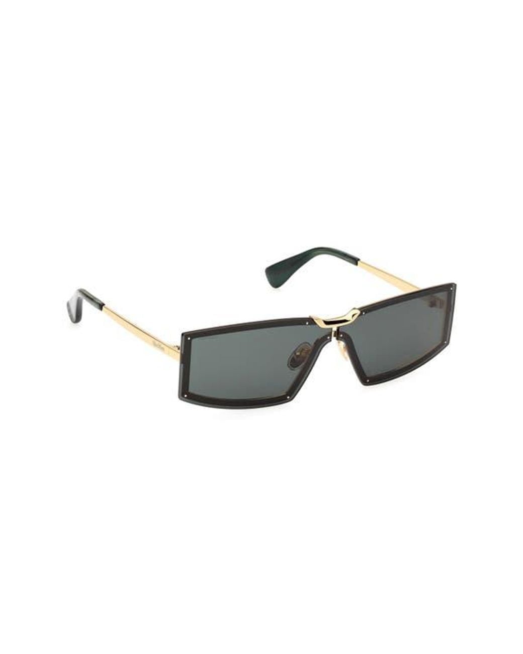 Max Mara Multicolor 68Mm Oversize Rectangular Sunglasses