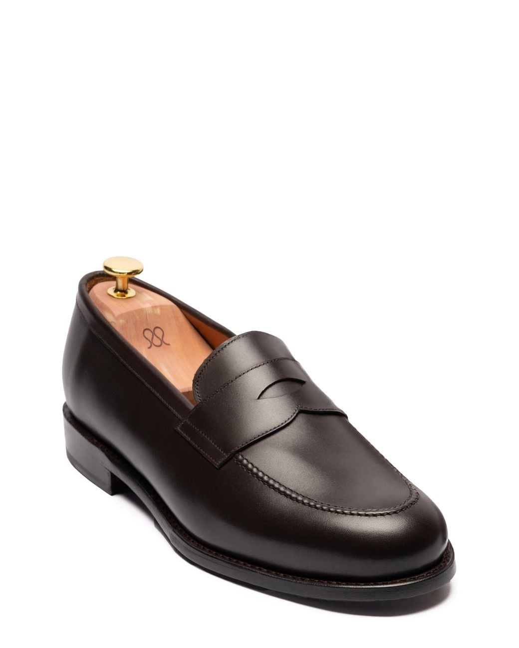 Morjas Black The Penny Loafer for men