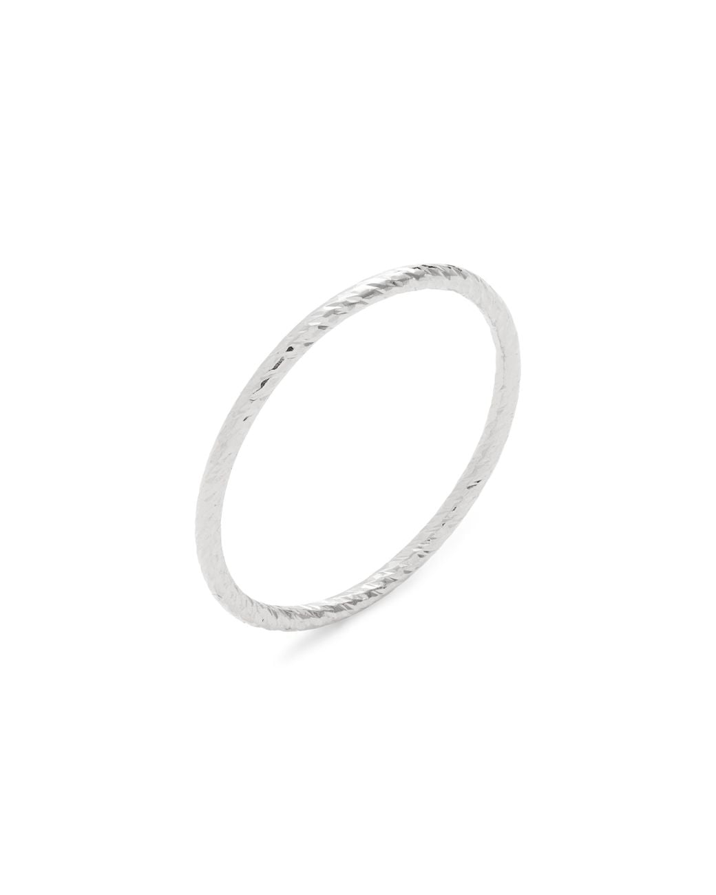 Nashelle White Sparkler Stackable Ring