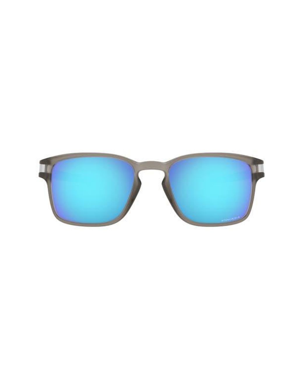 Oakley Blue Latch 55Mm Prizm Rectangular Sunglasses for men