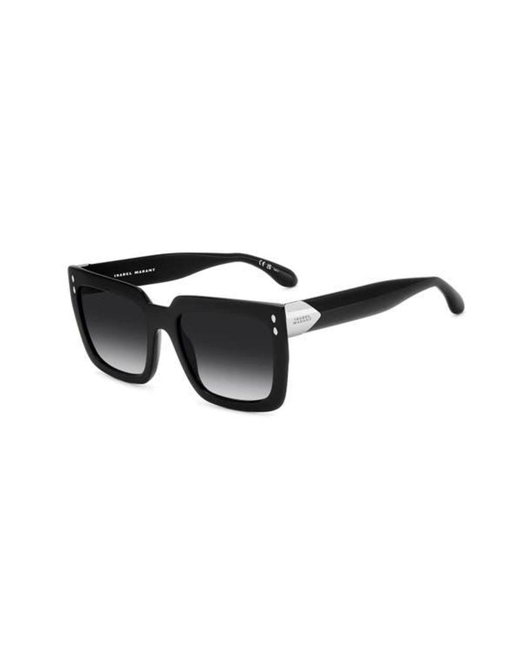 Isabel Marant Black 55Mm Gradient Rectangular Sunglasses