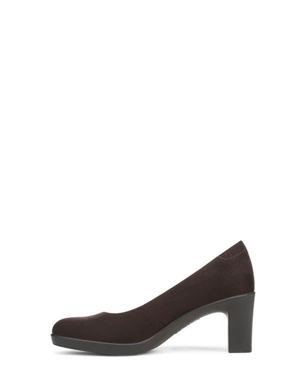 LifeStride Brown Elevate Platform Pump
