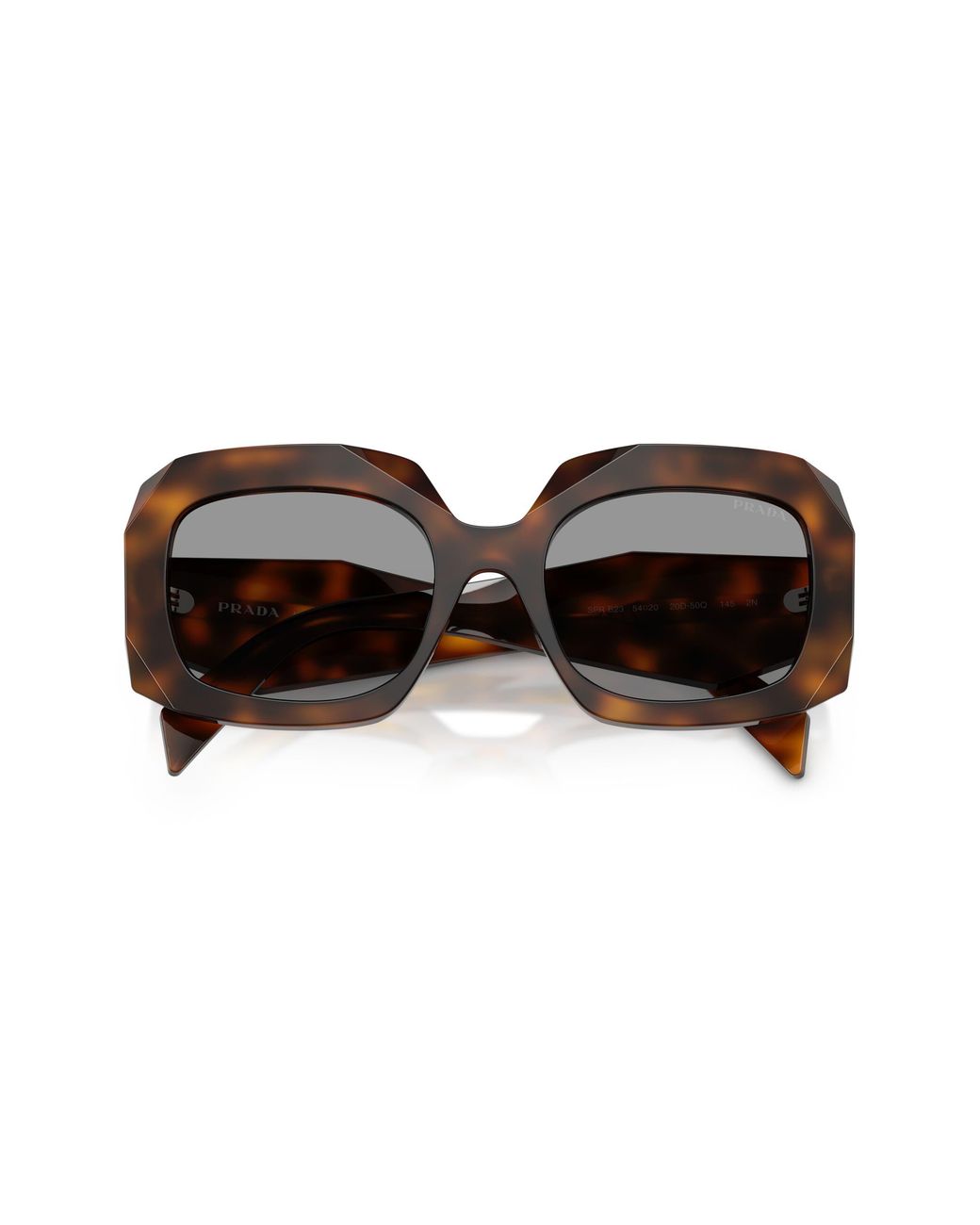 Prada Brown 54Mm Square Sunglasses
