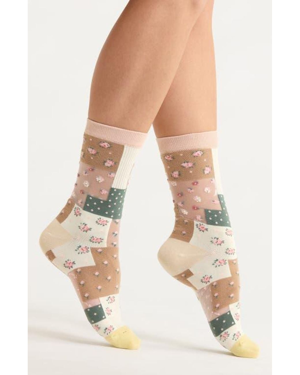 Casa Clara Natural Rae Crew Socks
