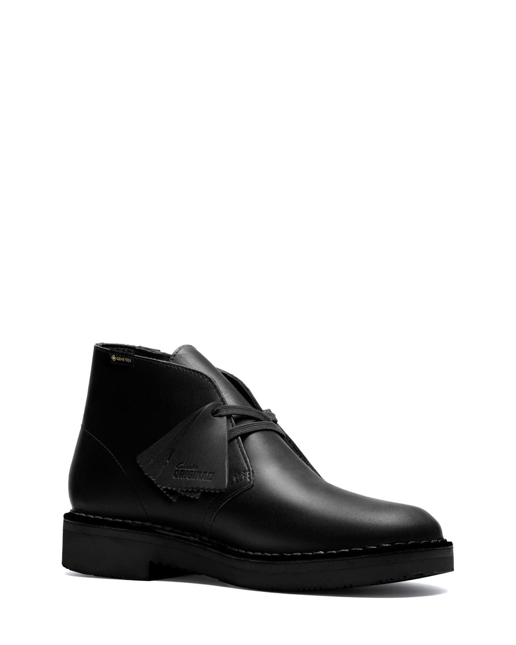 Clarks Black Gore-Tex Waterproof Desert Boot for men