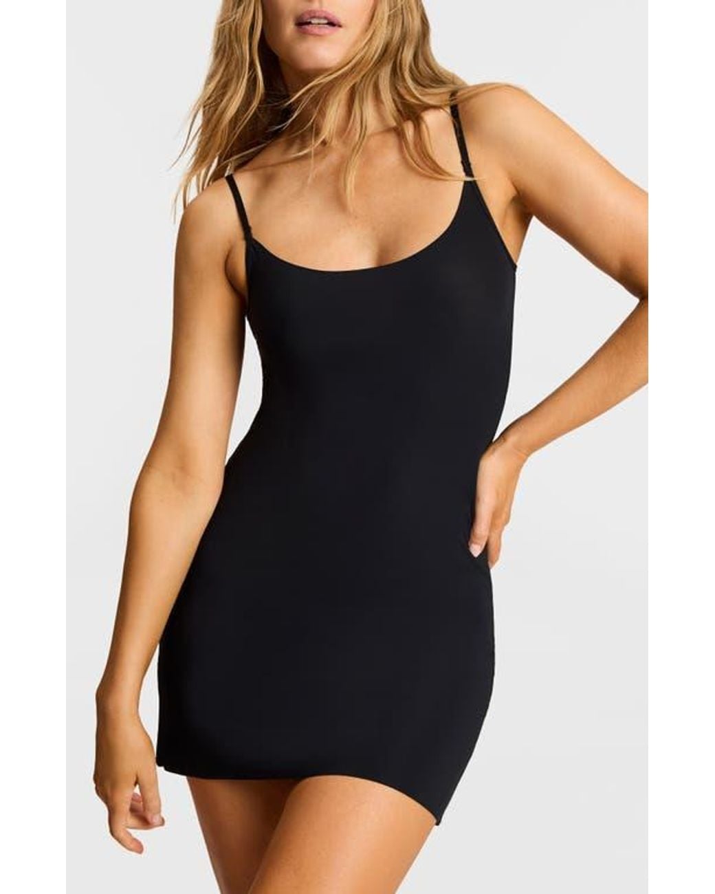 Commando Black Classic Mini Cami Slip