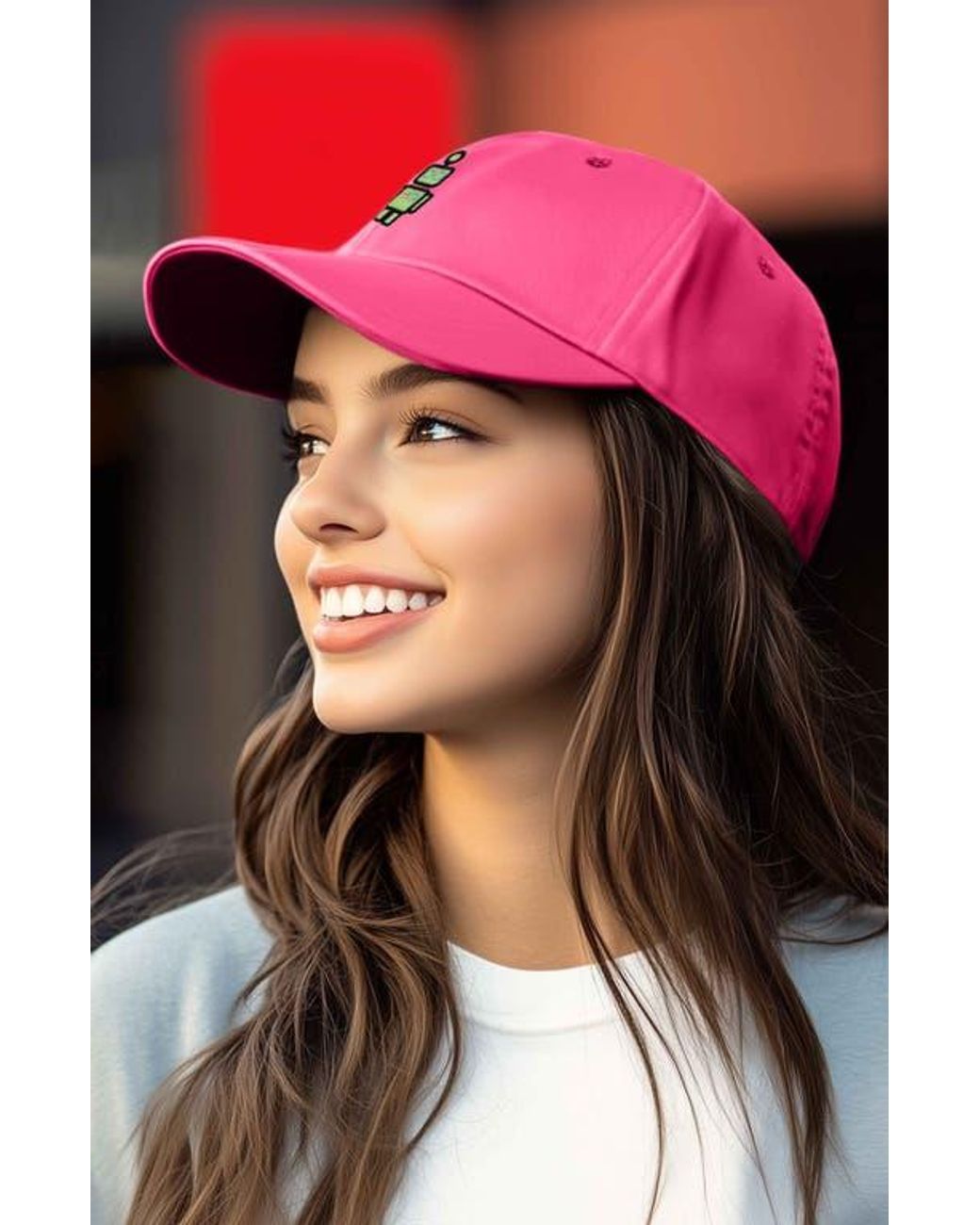 Alix Pink Robot Hat for men