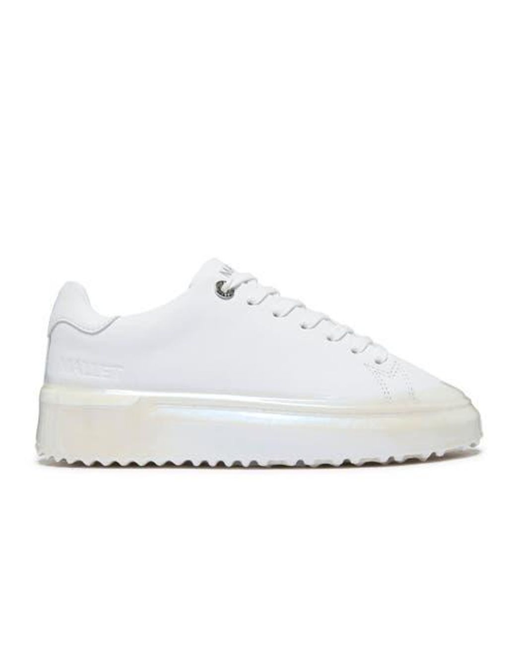 Mallet White Grftr Dip Low-Top Platform Trainers