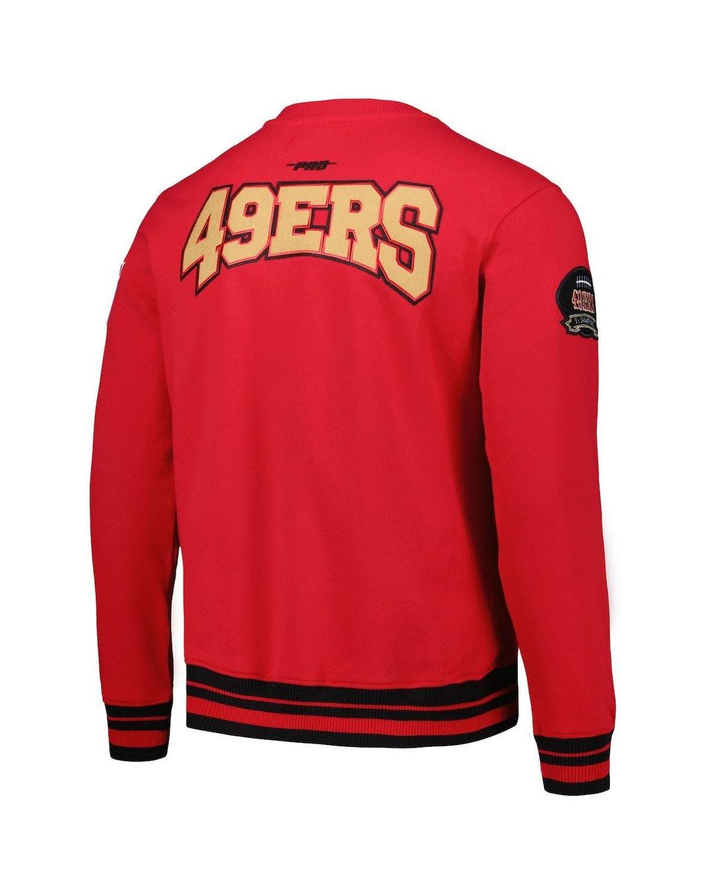 Pro Standard San Francisco 49ers Crest Emblem Pullover Sweatshirt At  Nordstrom in Red for Men