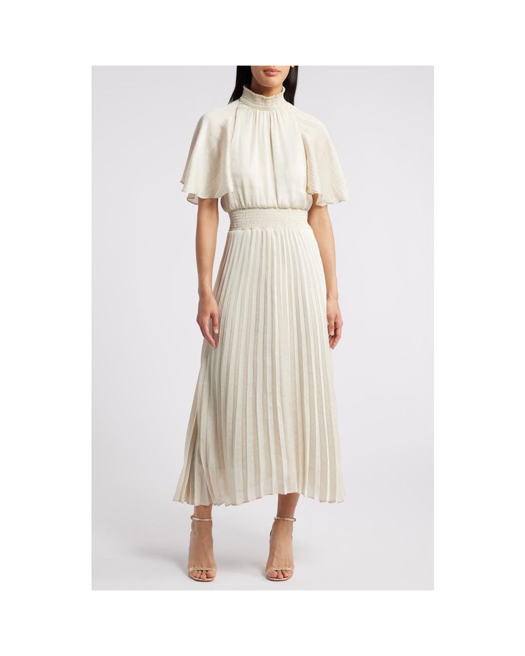 JULIA JORDAN Women's Puff Sleeve Square Neck Border Hem Floral Mini Dress