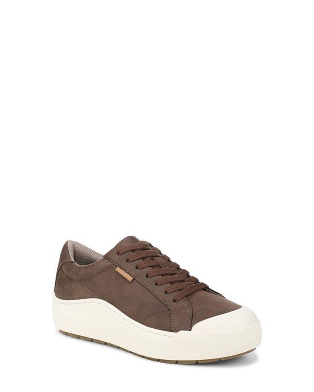 Dr. Scholls Brown Time Off Platform Sneaker