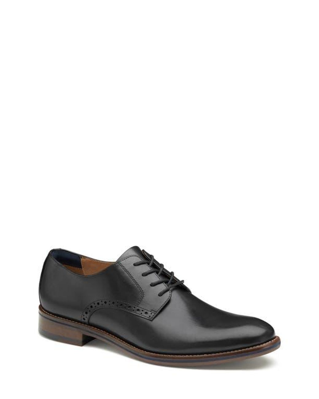 Johnston & Murphy Conard 2.0 Plain Toe Oxford in Black for Men | Lyst