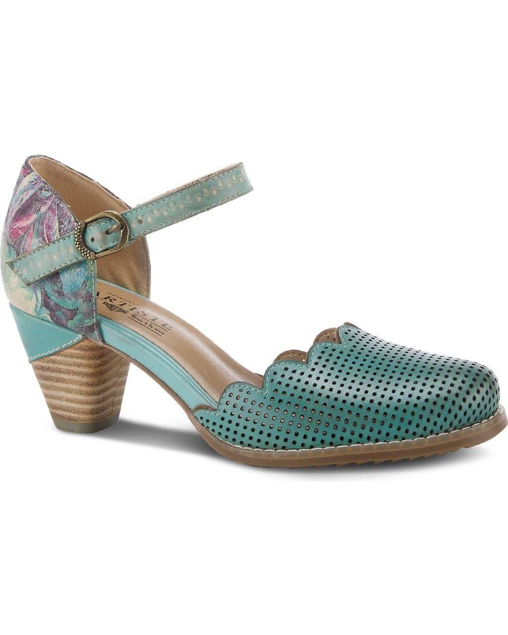 Spring Step Green L'Artiste Parchelle Pump