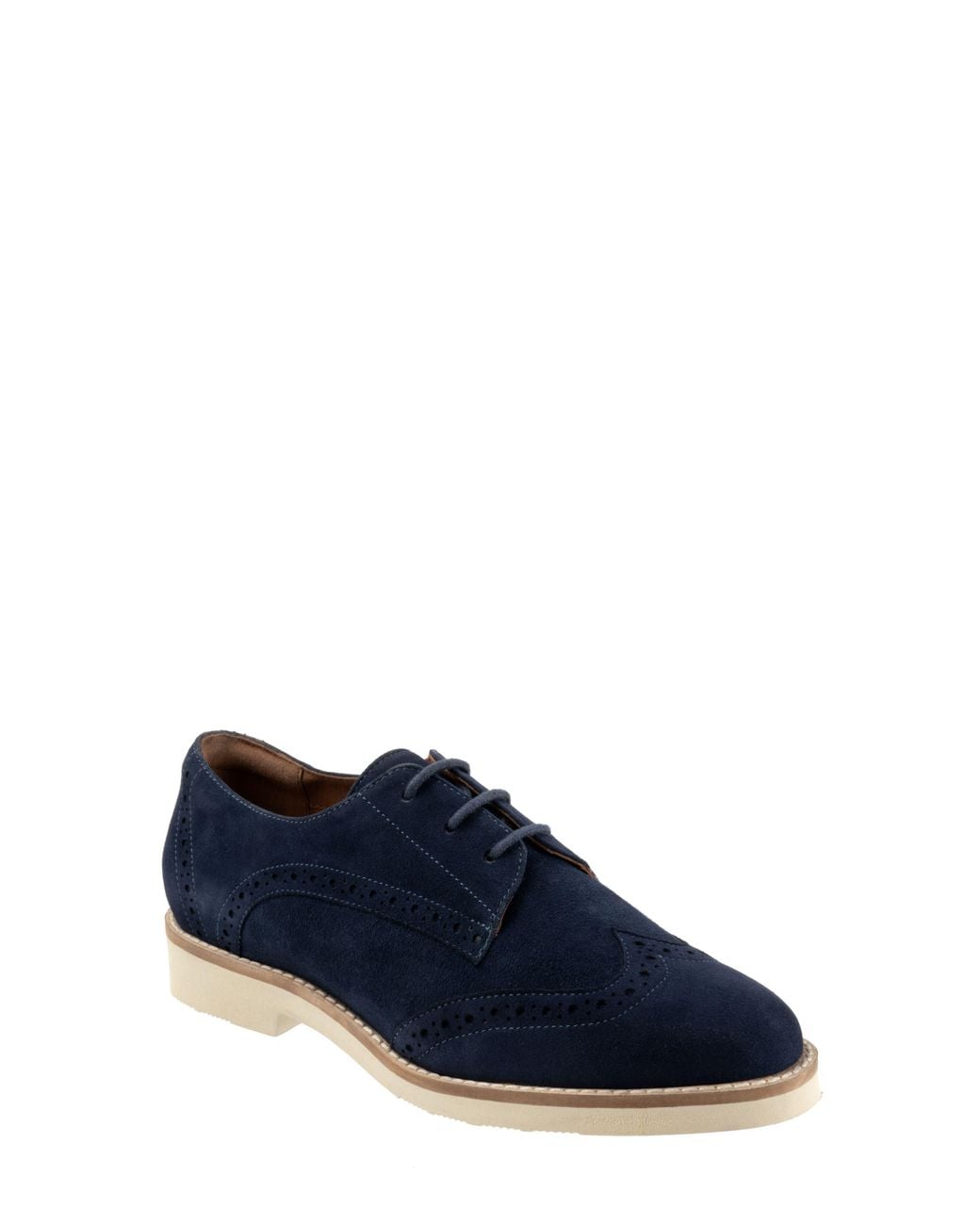 Softwalk® Blue Willet Wingtip Derby